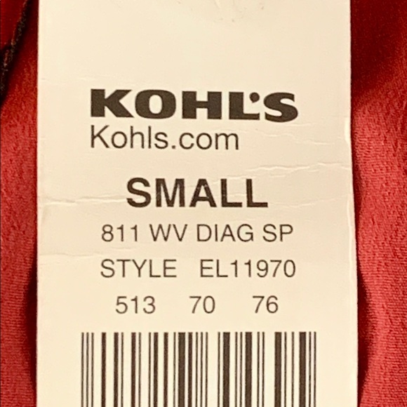 Elle casual block print jr. dress. Size small - Picture 7 of 8